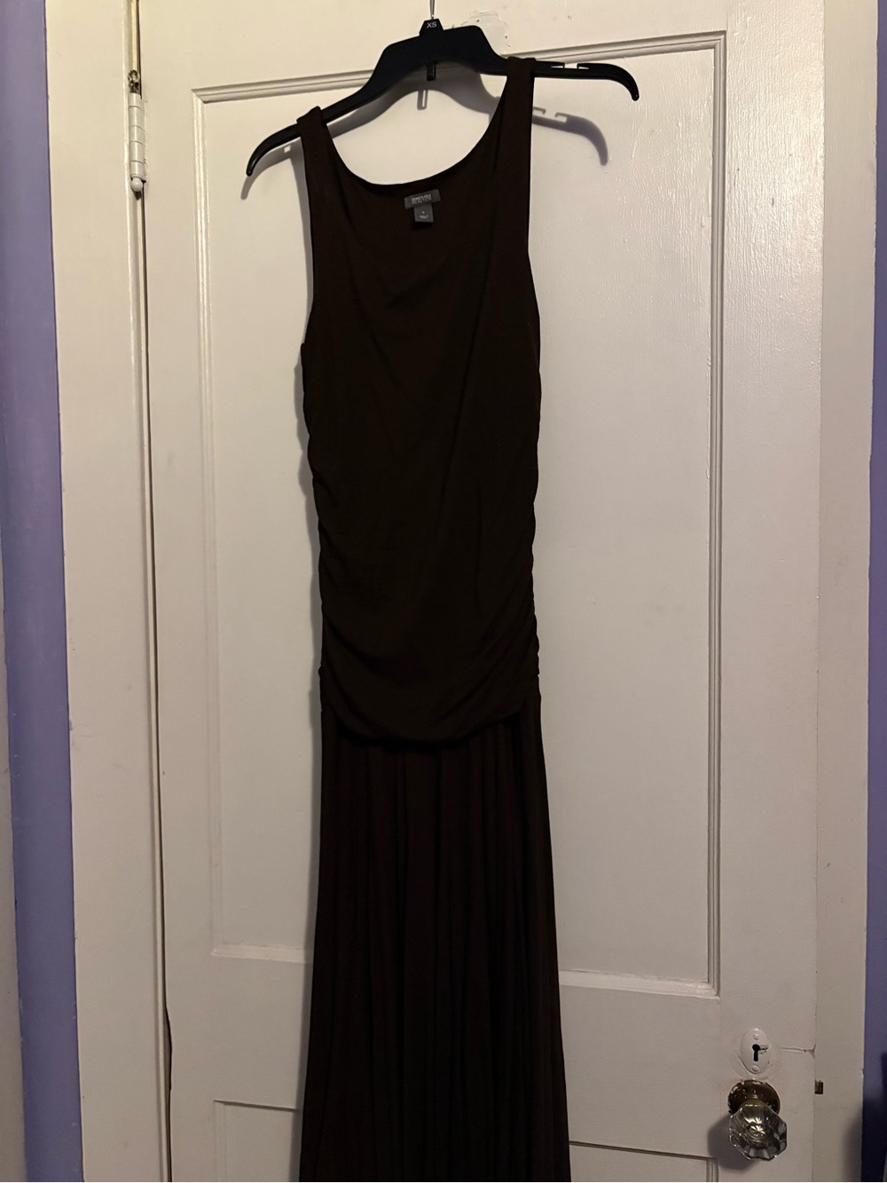 Kenneth Cole Reaction Dark Brown Sleeveless Maxi Dress